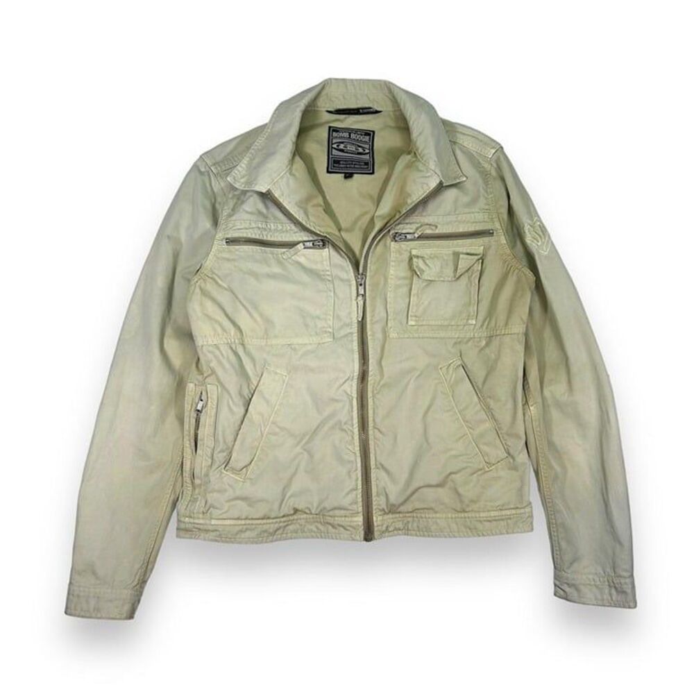 Vintage Bomb Boogie Canvas Jacket Women's Medium Tan‎
